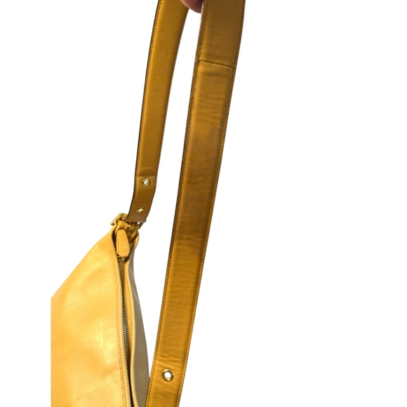 COACH BUCKET Large Legacy Light Tan LEATHER DUFFLE SHOULDER BAG - Picture 13 of 16